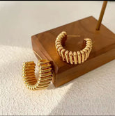 AURORA COIL HOOPS